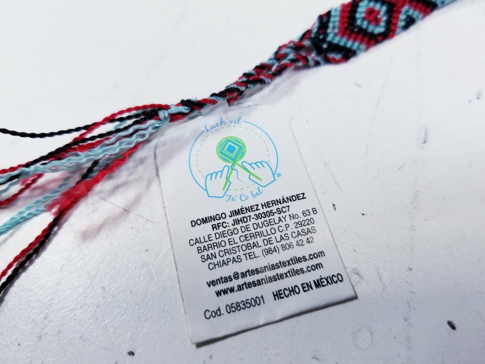 artesaniastextiles Handcrafted String Bracelet