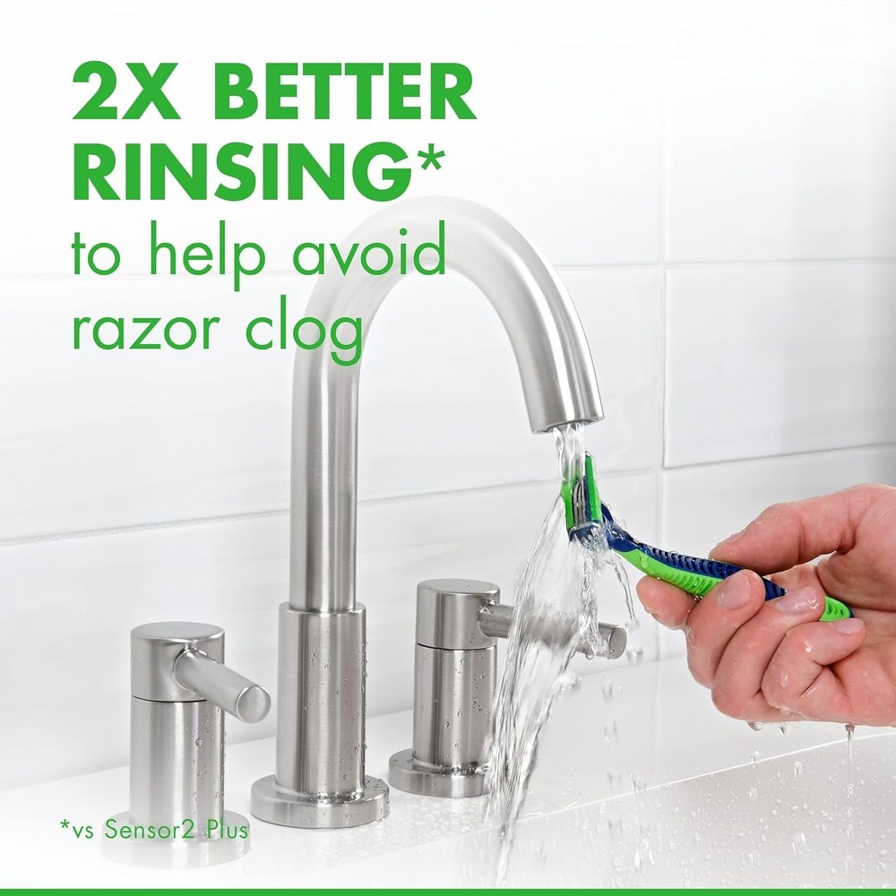 Sensor3 Sensitive Men'S Disposable Razor, 4 Razors