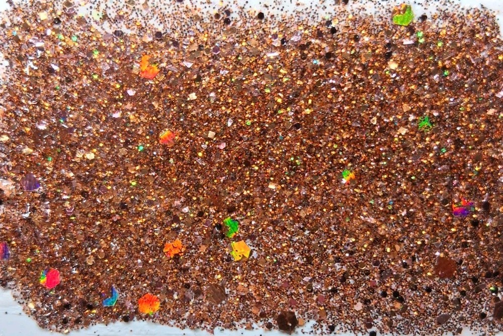 1 TSP Chunky Glitter Mix,  BROWN