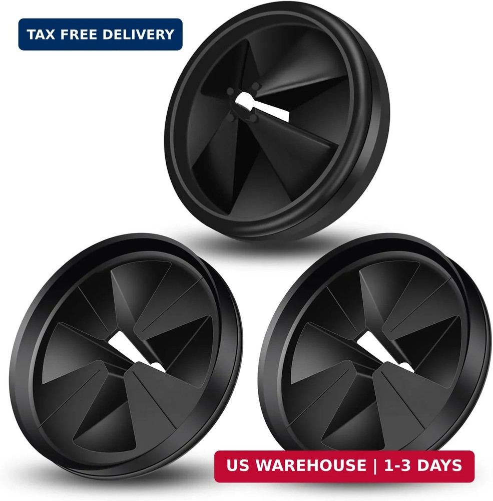 3 Pack Garbage Disposal Splash Guard - Sink Baffle 3 3/8" QCB-AM for InSinkErato