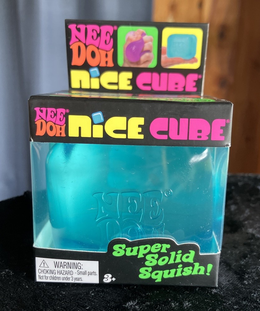 NEEDOH Nice Cube Blue Edition Super Solid Squish Sensory Stress Relief Sealed