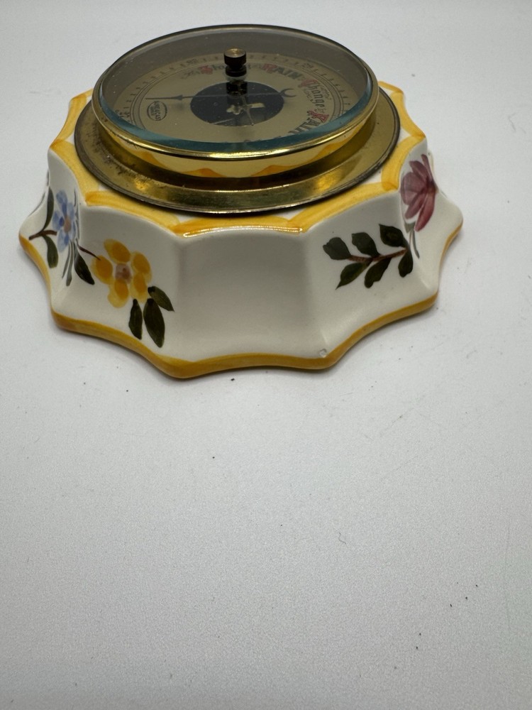 Vintage Ceramic Sure 4 Cast Barometer Germany
