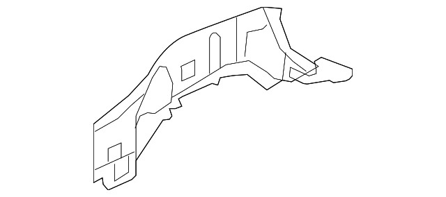 Genuine GM Passenger Side Front Compartment Outer Side Rail 19257008