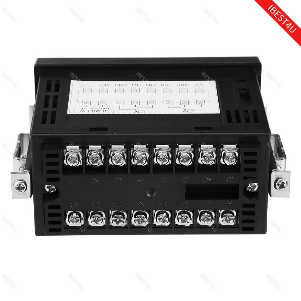 6-Digital Multifunctional LED Counter Grating Encoder Display Meter Relay 220V