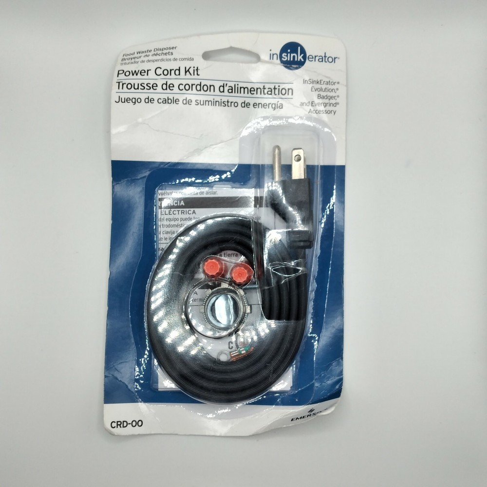 InSinkErator CRD-00 Power Cord Kit for In Sink Erator Badger Evolution Emerson