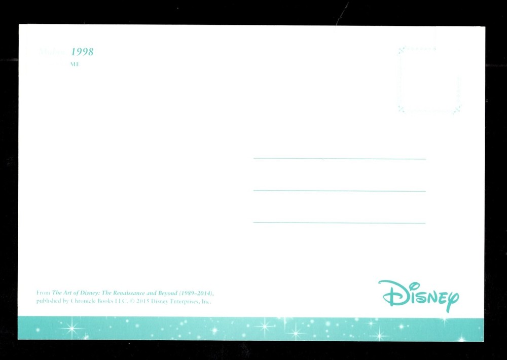 Disney Mulan Post Card-1