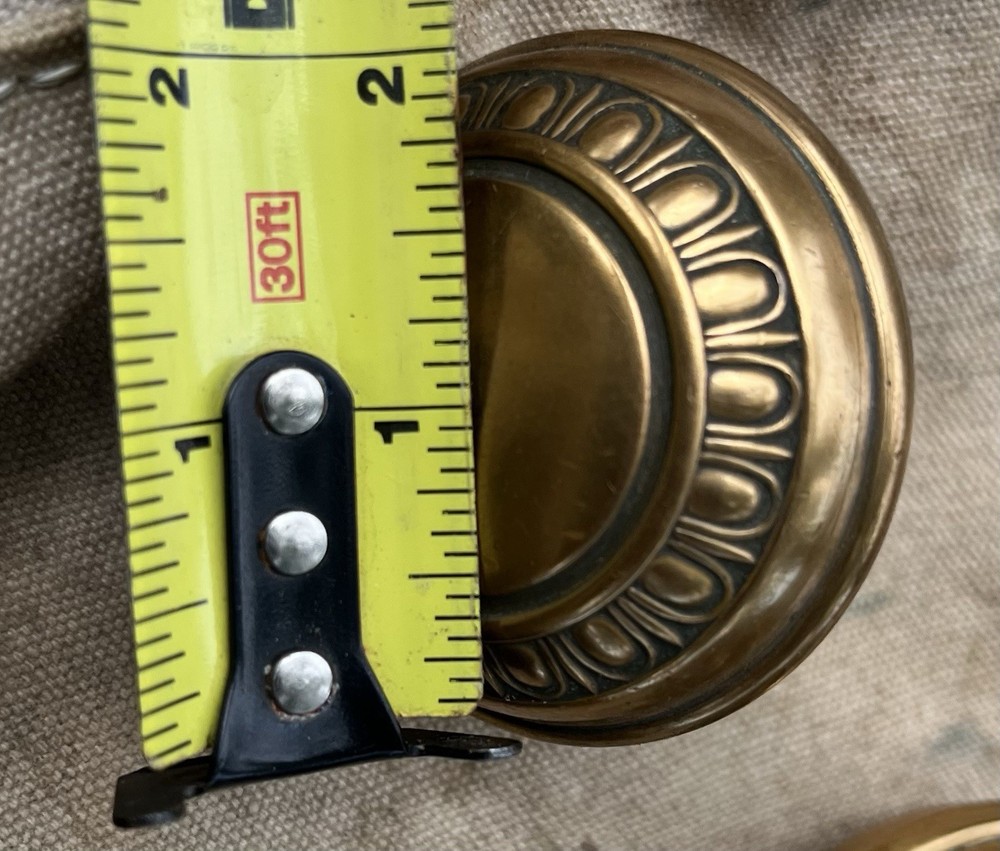 4 Matching Antique Brass Door Knobs Architectural