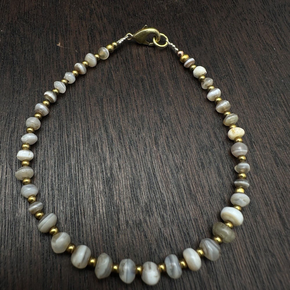 Ancient Old Soleimani Agate Beads Bracelet