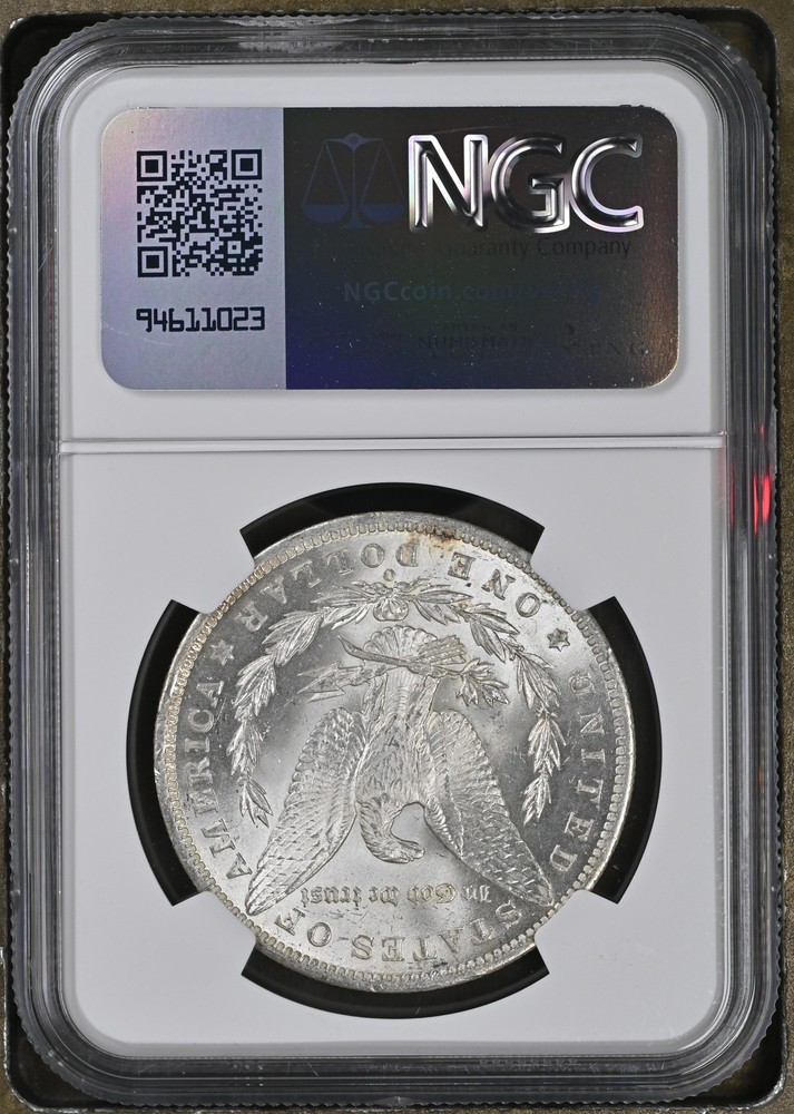 1885 O Morgan Silver Dollar NGC MS-63