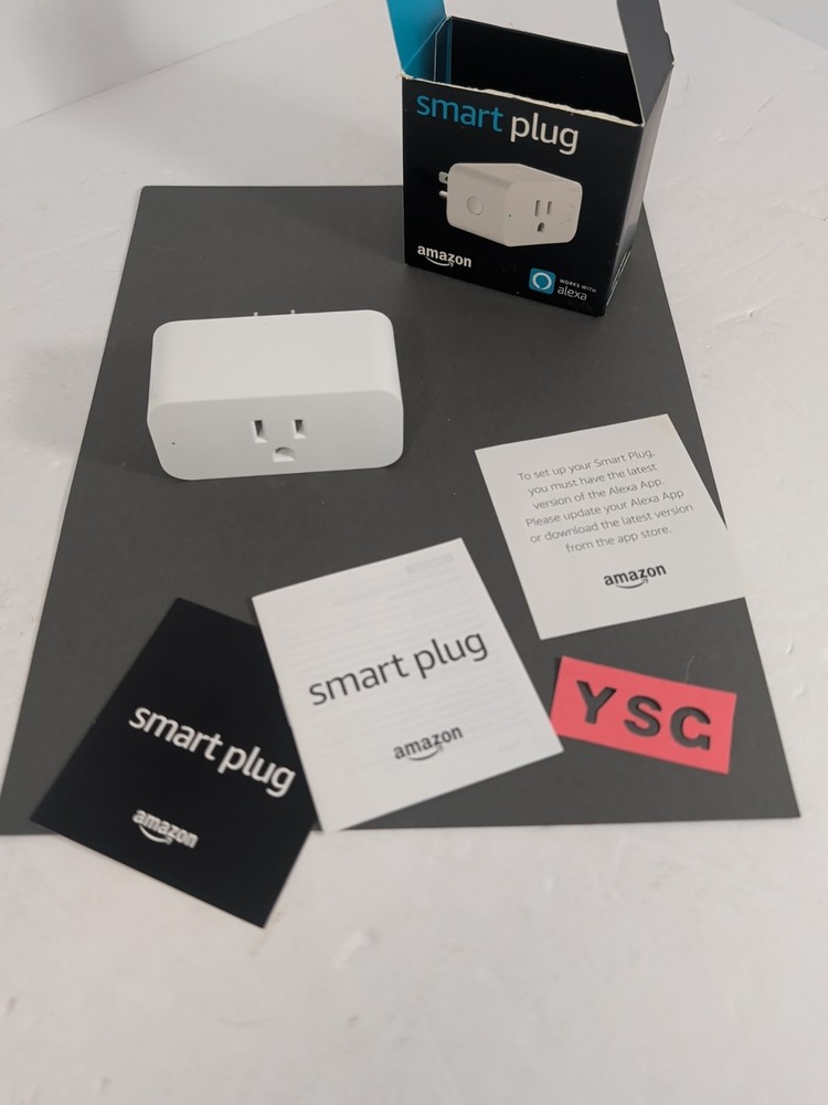 (1) New Amazon Smart Plug White + (1) Open Box Lot