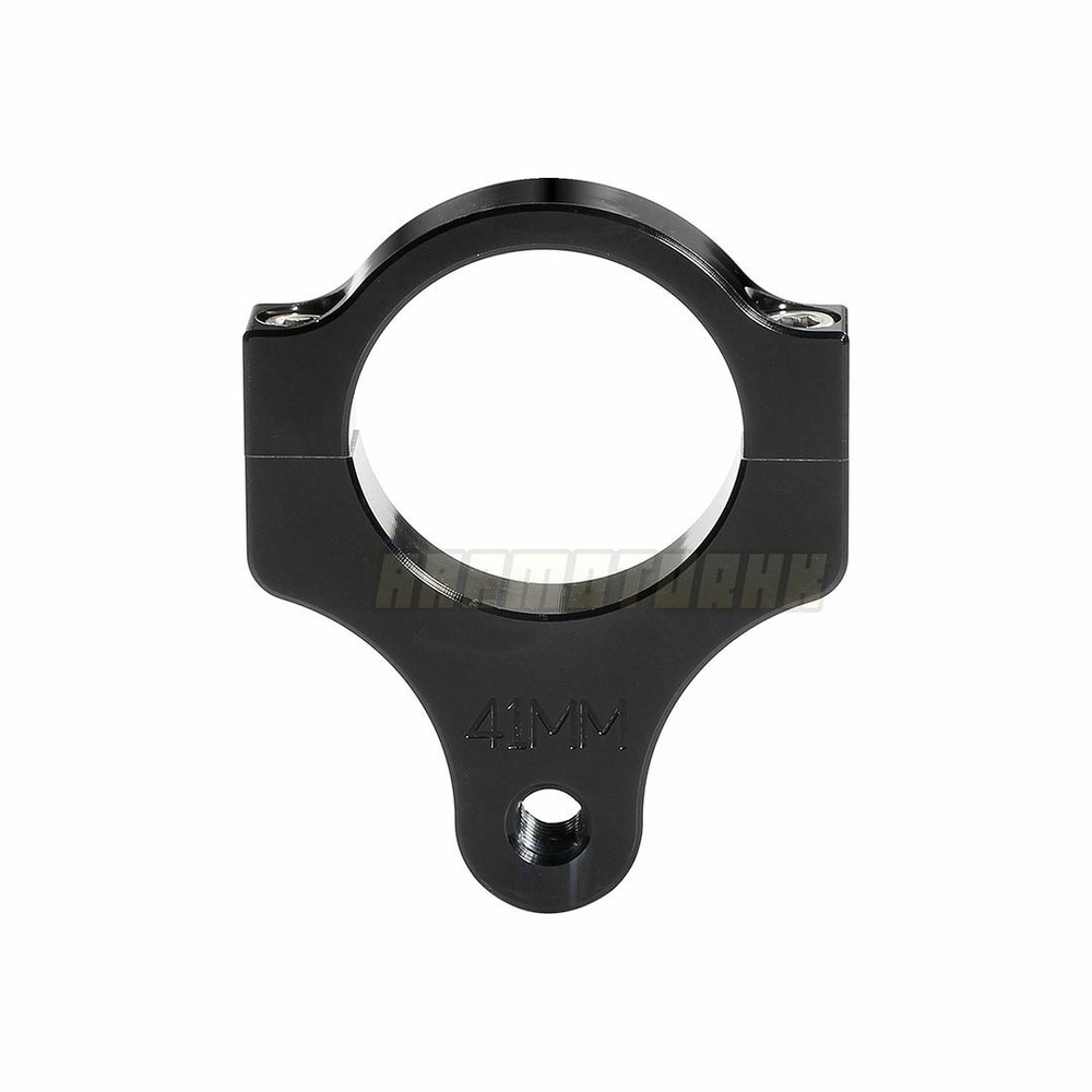26MM-60MM CNC Motorcycle Steering Damper Fork Frame Mounting Clamp Bracket Black