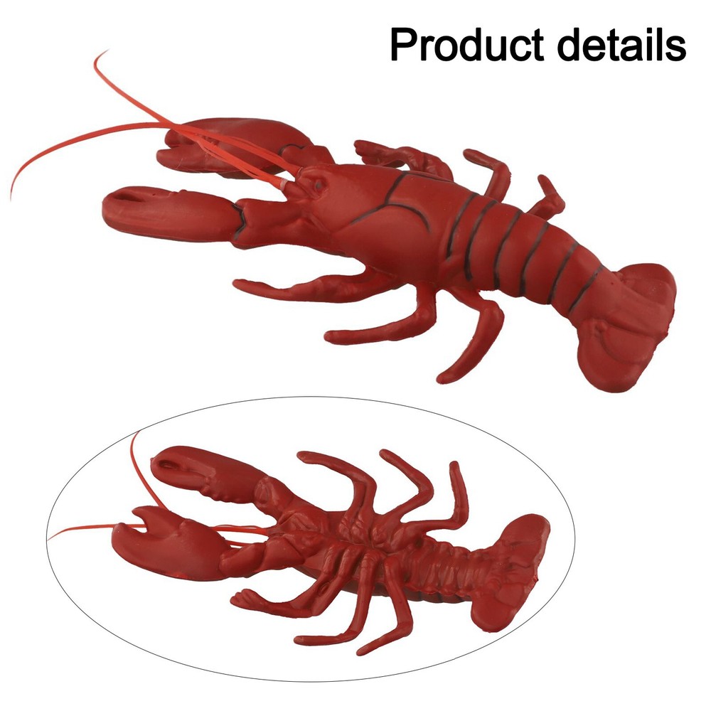 Creative Lifelike Red Lobster Decor for Kitchen Realistic Lobster Model