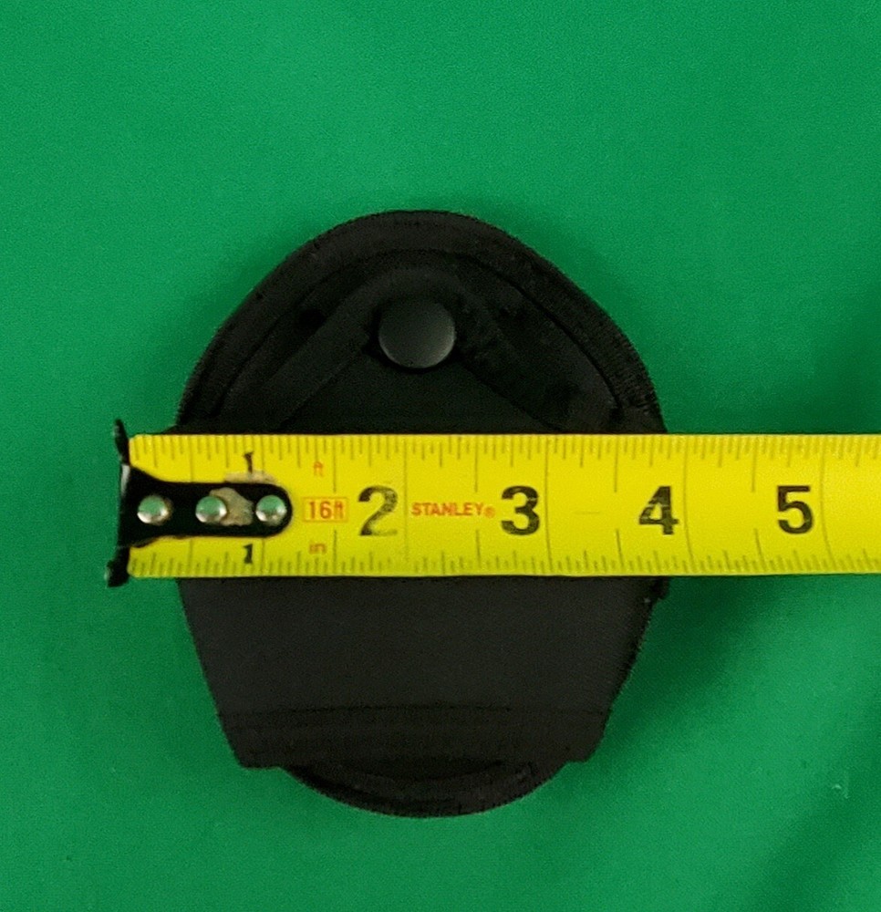 Tactical Handcuff Case Nylon Open Top Handcuff Holder Pouch Chain Hinged Cuff US