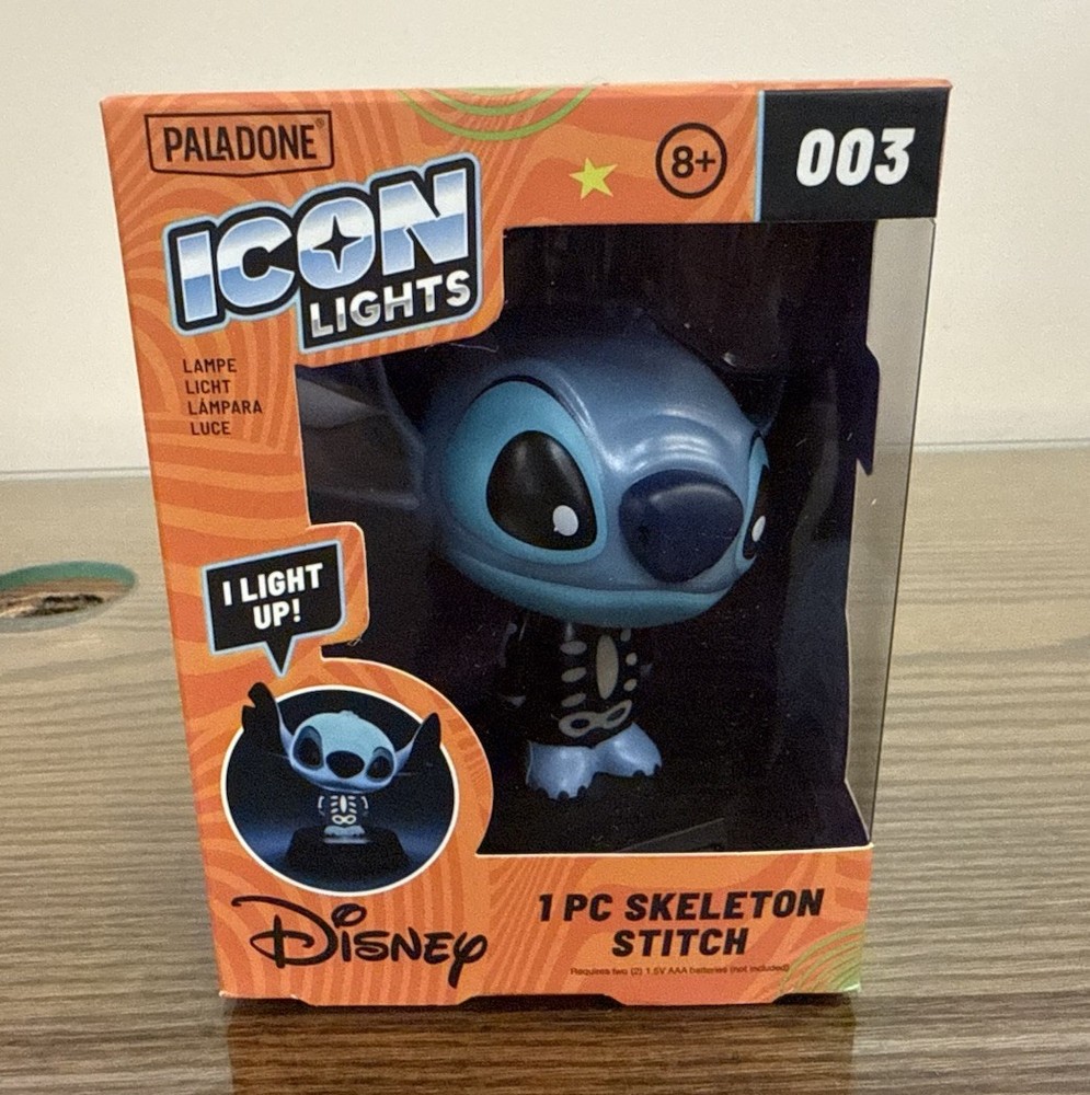 👻🎃Paladone Disney Skeleton Stitch Icon Light Halloween BNWT 👻🎃