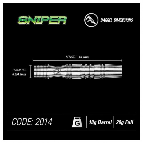 Soft Dart Winmau Sniper 2014 - 20G