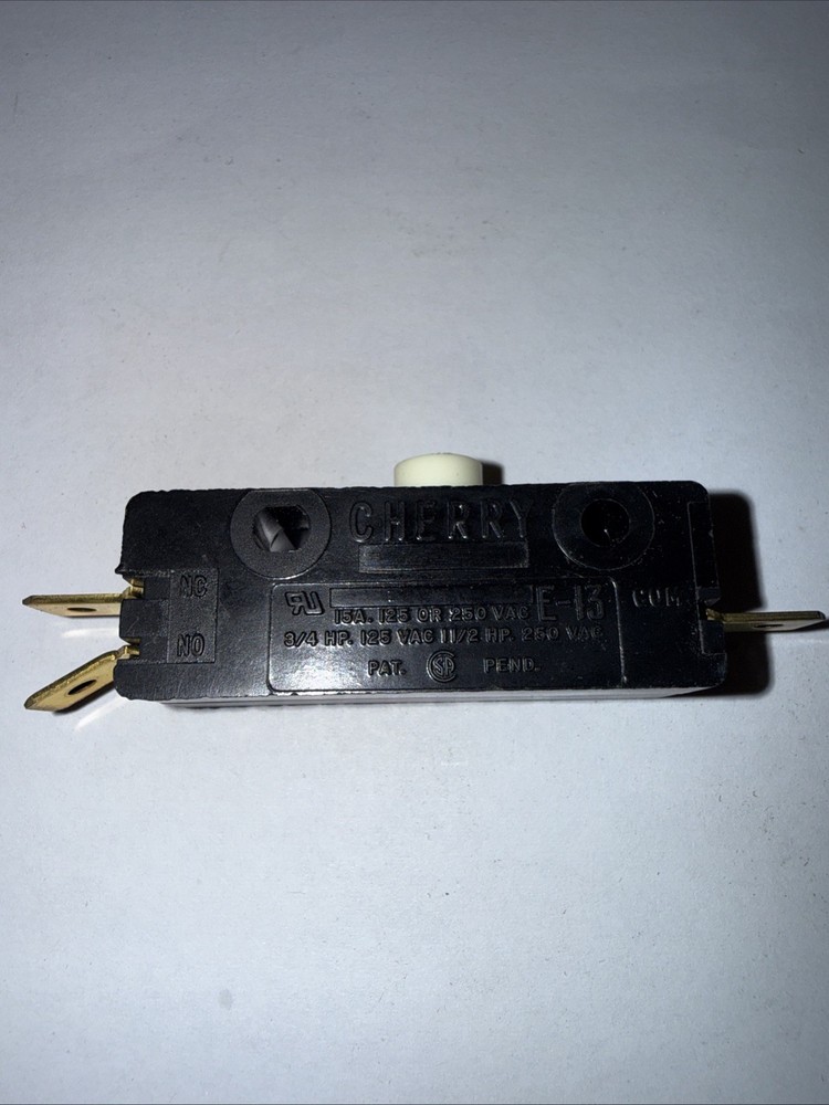 Cherry E13 15A Microswitch Limit 125/250 Normally Open/Closed