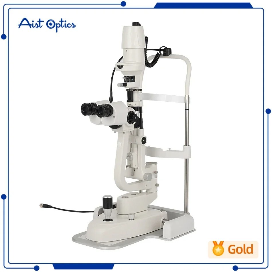 Five Magnifications Ophthalmology Slit Lamp Optometry Microscope