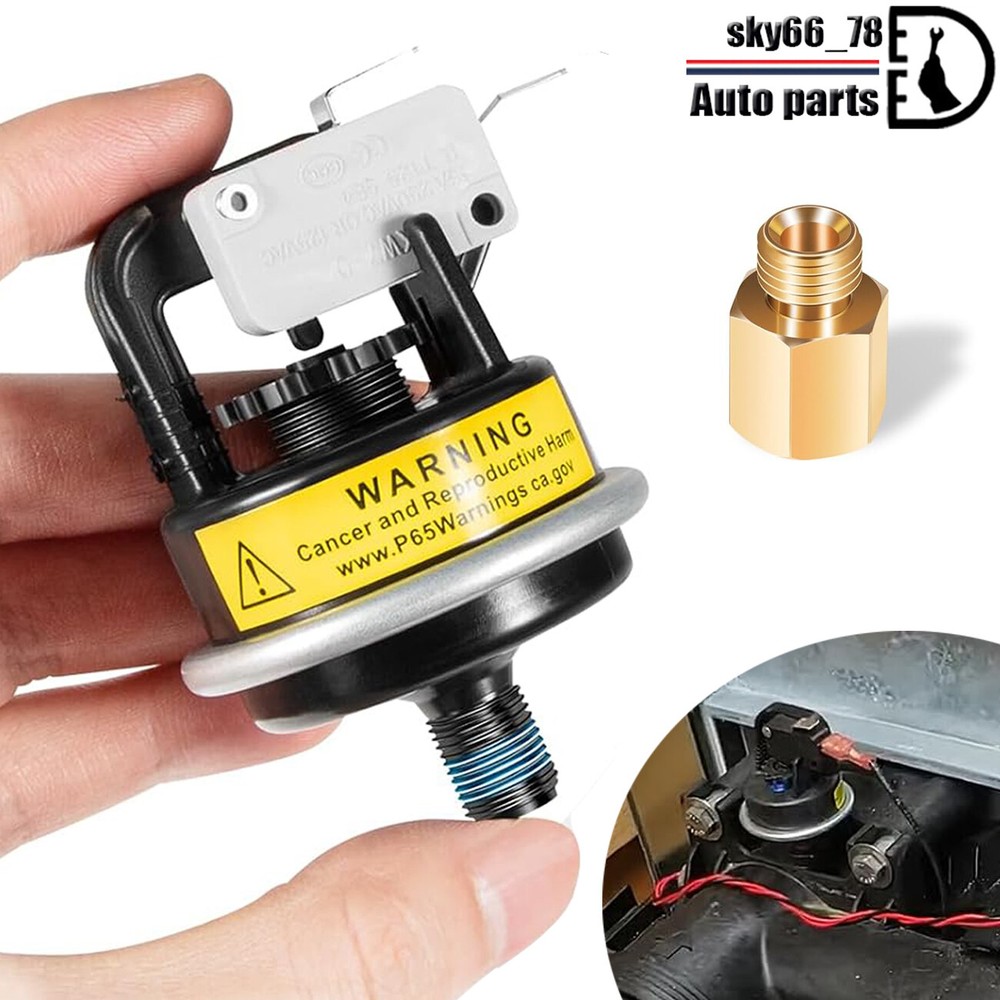for Jandy Zodiac R0013200 Laars Swimming Pool Heater Air Pressure Switch 2 Psi