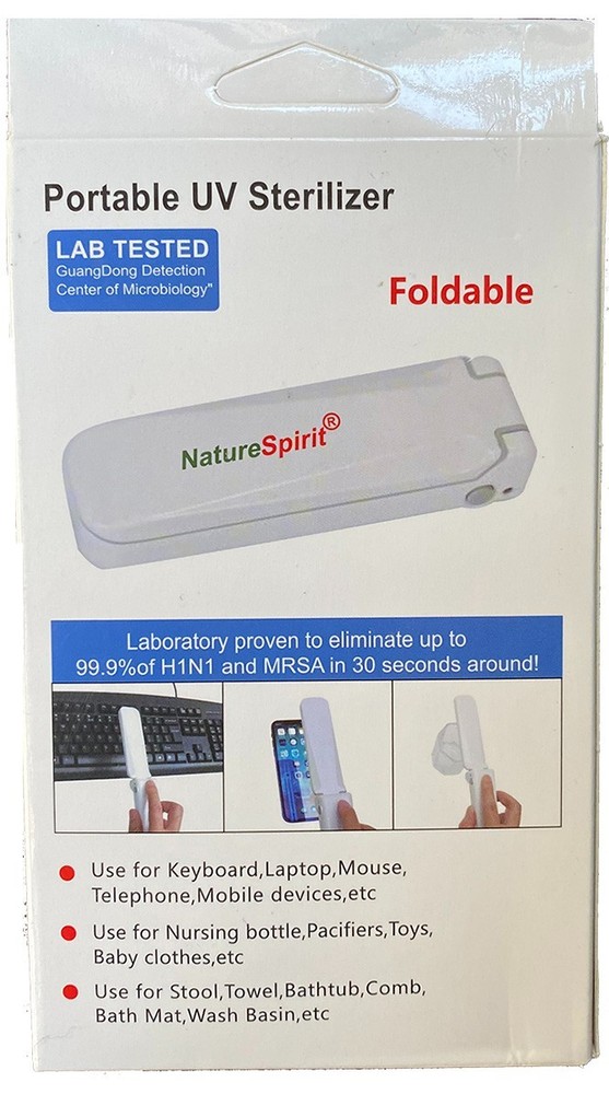 Clean Portable UV light Sterilizer New in Package