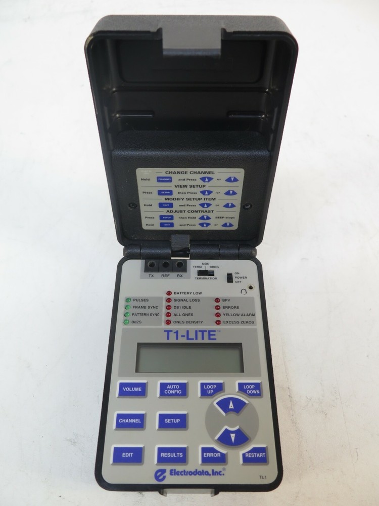 Electrodata T1-Lite Communication Test Set Line Tester W/ Accessories