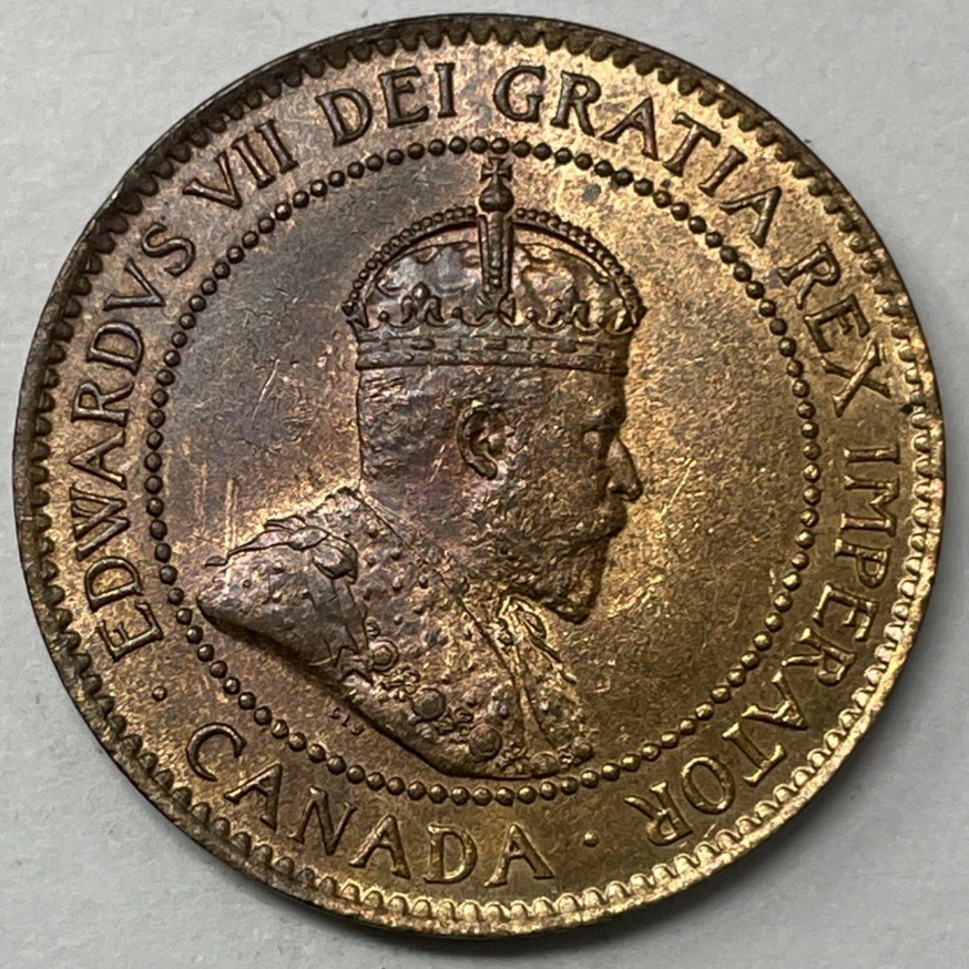 1907 Canada Large Cent. MS-63 Condition. C-2737