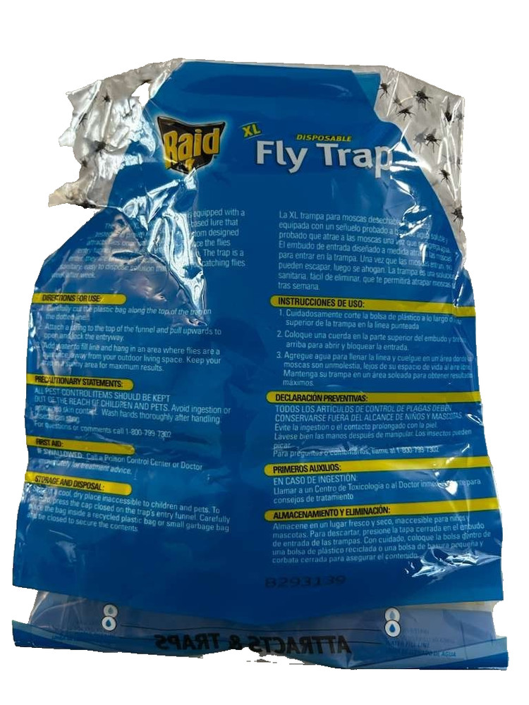 New Raid XL Disposable Fly Trap
