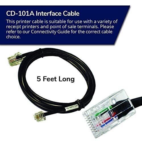 APG Printer Interface Cable | CD-101A | Cable for Cash Drawer to Printer...