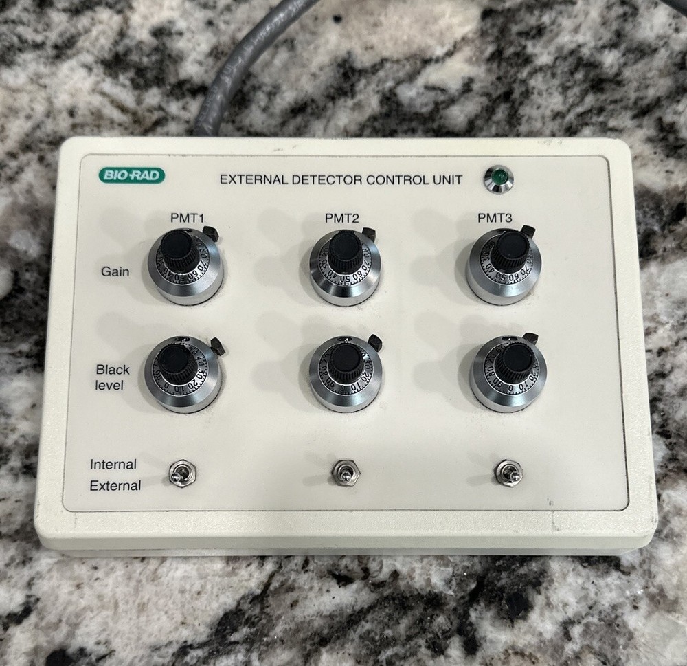 Bio-Rad External Detector Control Unit - PMT1, PMT2, PMT3 Pre-Owned, Untested