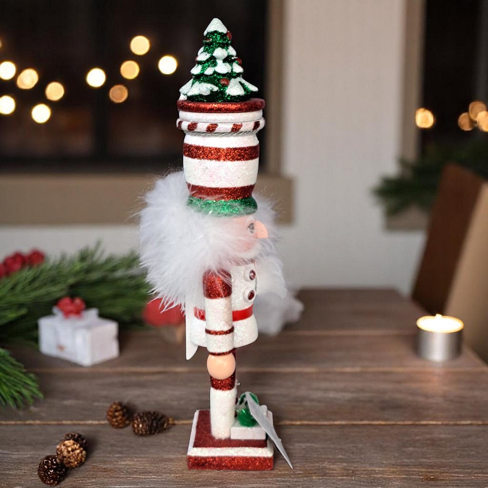 Kurt Adler 12" Hollywood Christmas Tree Hat Nutcracker Holiday Glitter