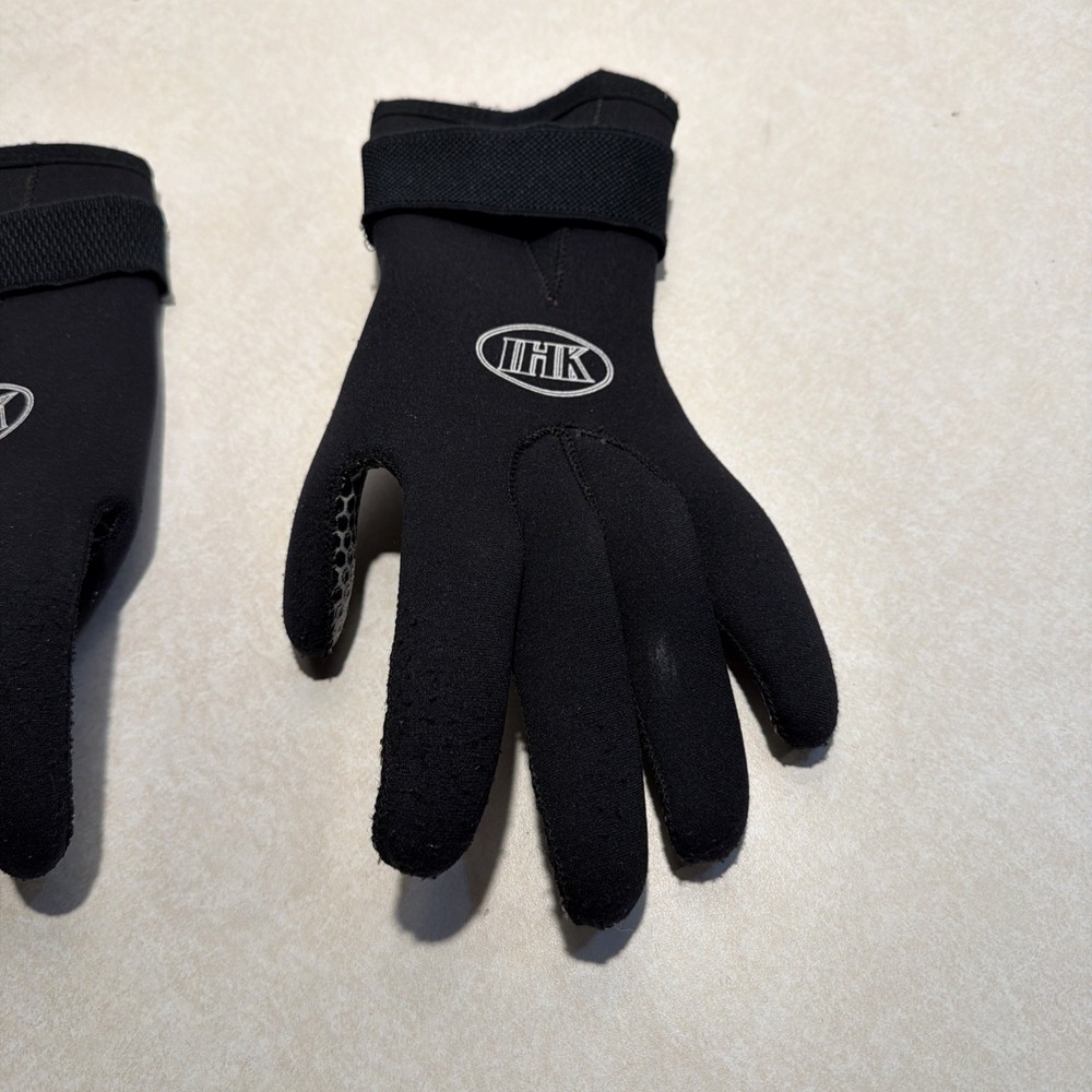 IHK Black Dive Gloves Size Large