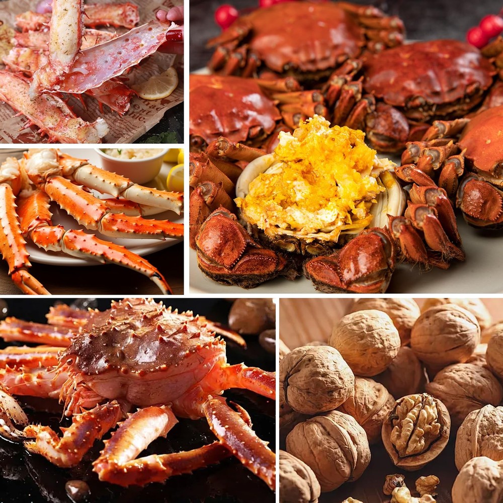 12Pack Crab Crackers and Tools Crab Legs Cracker Tool Set, Lobster Crackers, ...