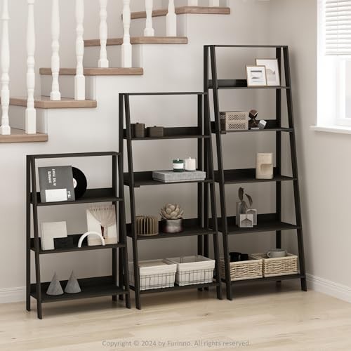 Ladder Display Shelf, 5-Tier 5 Tier Espresso