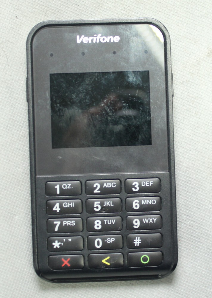 Verifone E355 Black Compact Mobile Bluetooth Smart and NFC Reader Payment Device