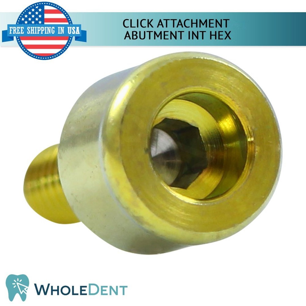 X1 Click Attachment Abutment Standard Silicone Cap Dental Int Hex Instruments