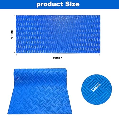 Pool Ladder Mat,36 Inch x 16 Inch Protective Pool Step 36" x 16" (Rectangular)