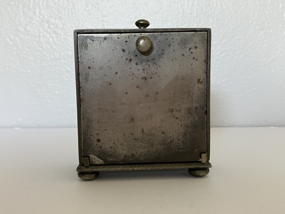 Vintage Pottery Barn Silver Carriage Clock