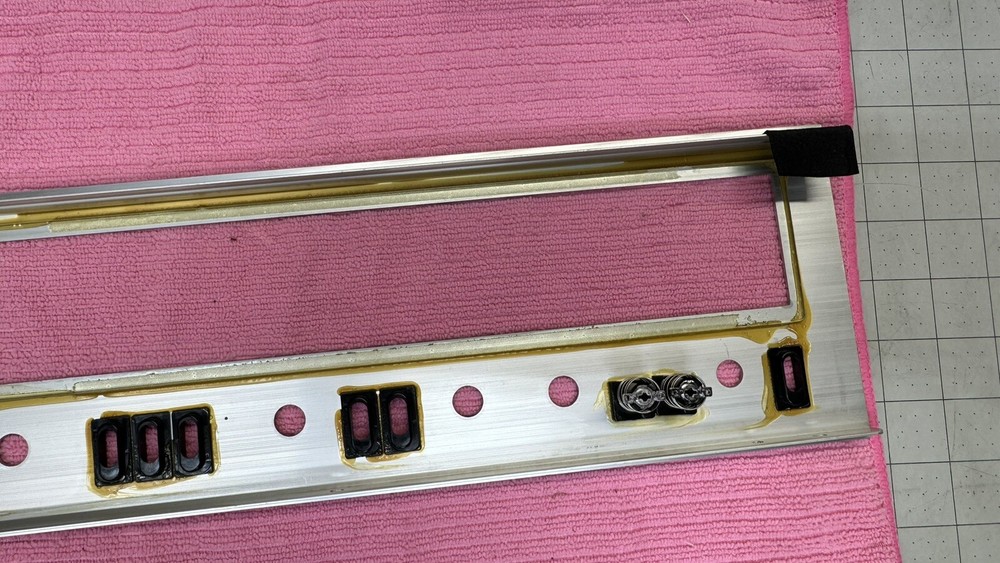 Original OEM Technics SA-300 Receiver Front Aluminum Panel Only W/ Screws 🔥