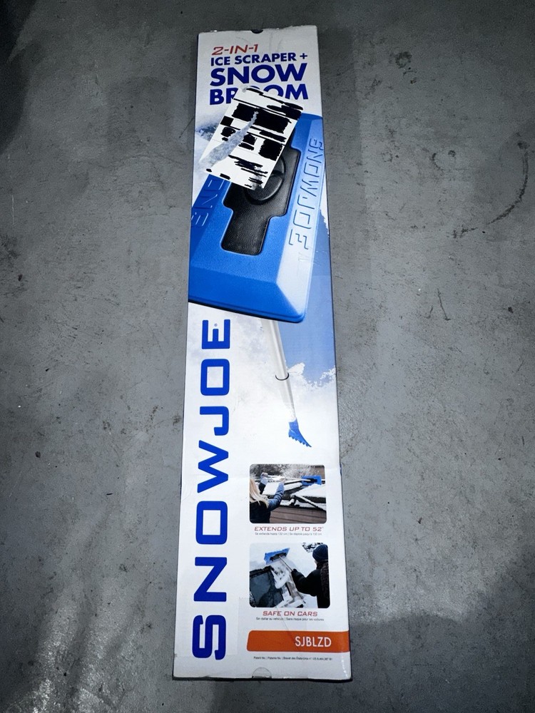 SnowJoe 2-In-1 Ice Scraper And Snow Broom