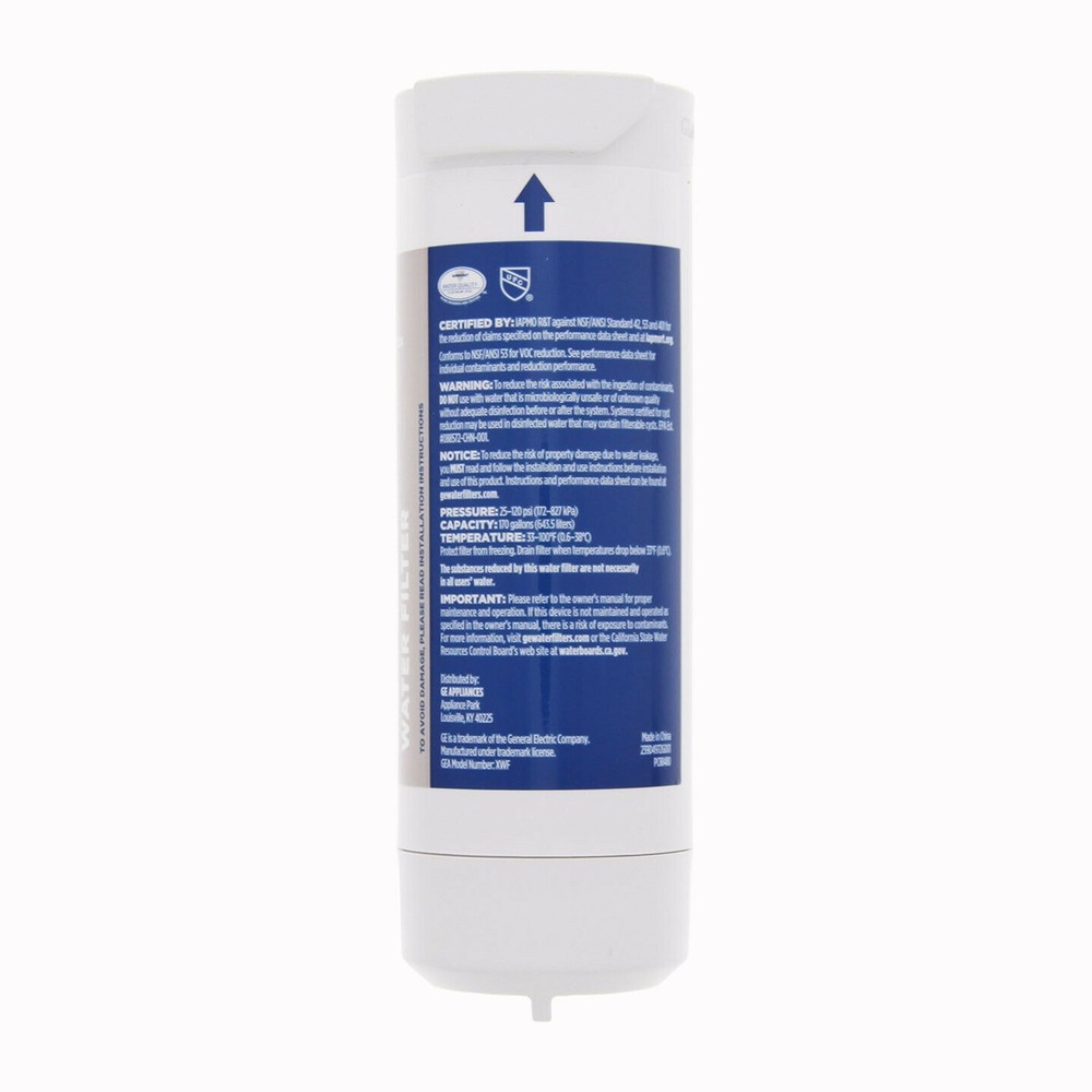 (2 Pack) Fit For GE XWF Refrigerator Water Filter Fits GE XWF (Not fit XWFE)