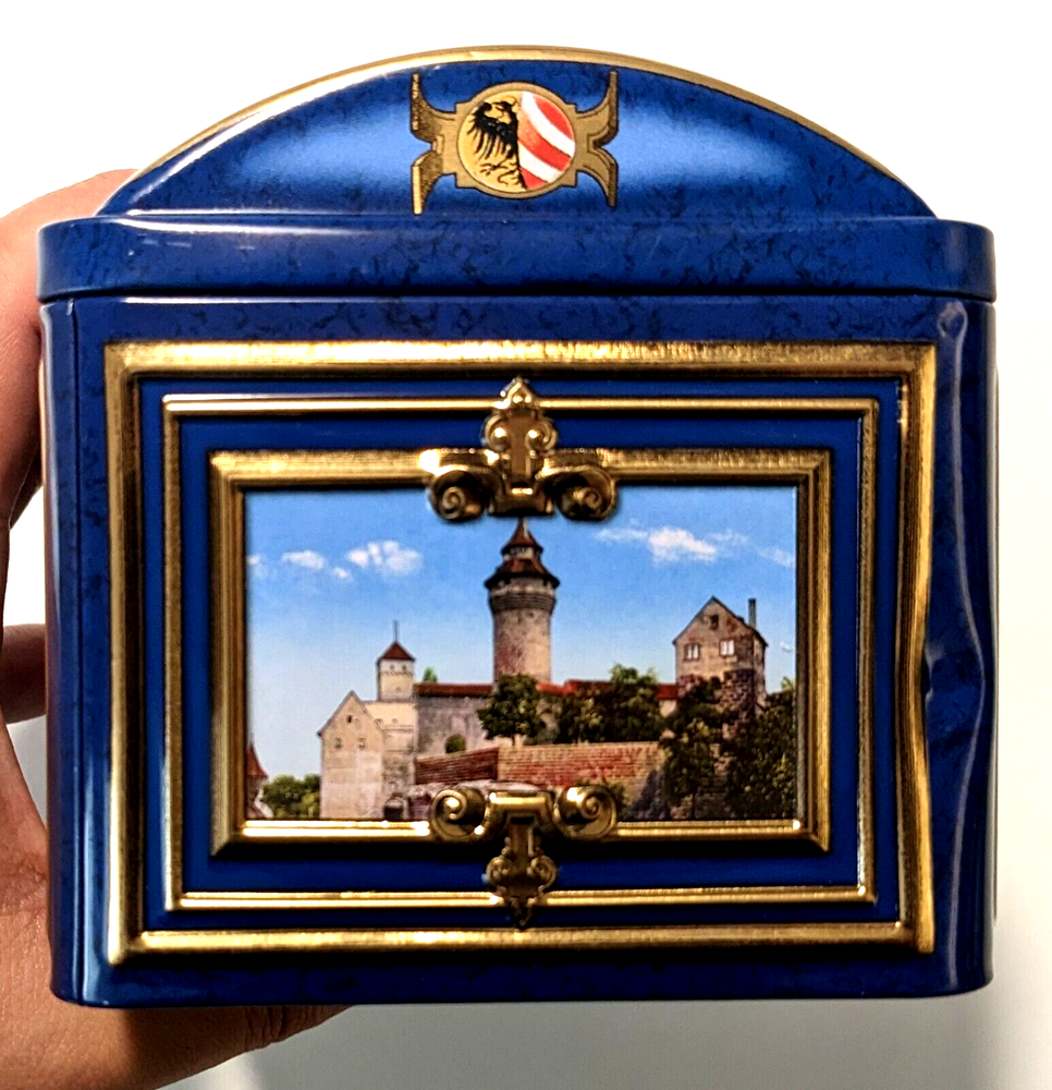 GOTTFRIED WICKLEIN Cookie Tin Chest Music Box