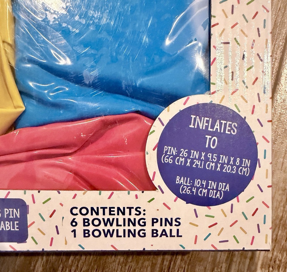 Inflatable Bowling Set 7 Piece