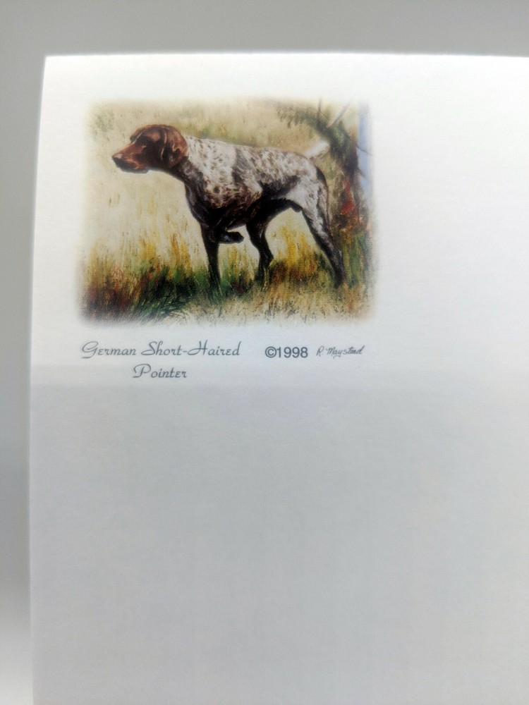 New German Shorthaired Pointer Note Pad Set c10 Note Pads By Ruth Maystead GSP-6