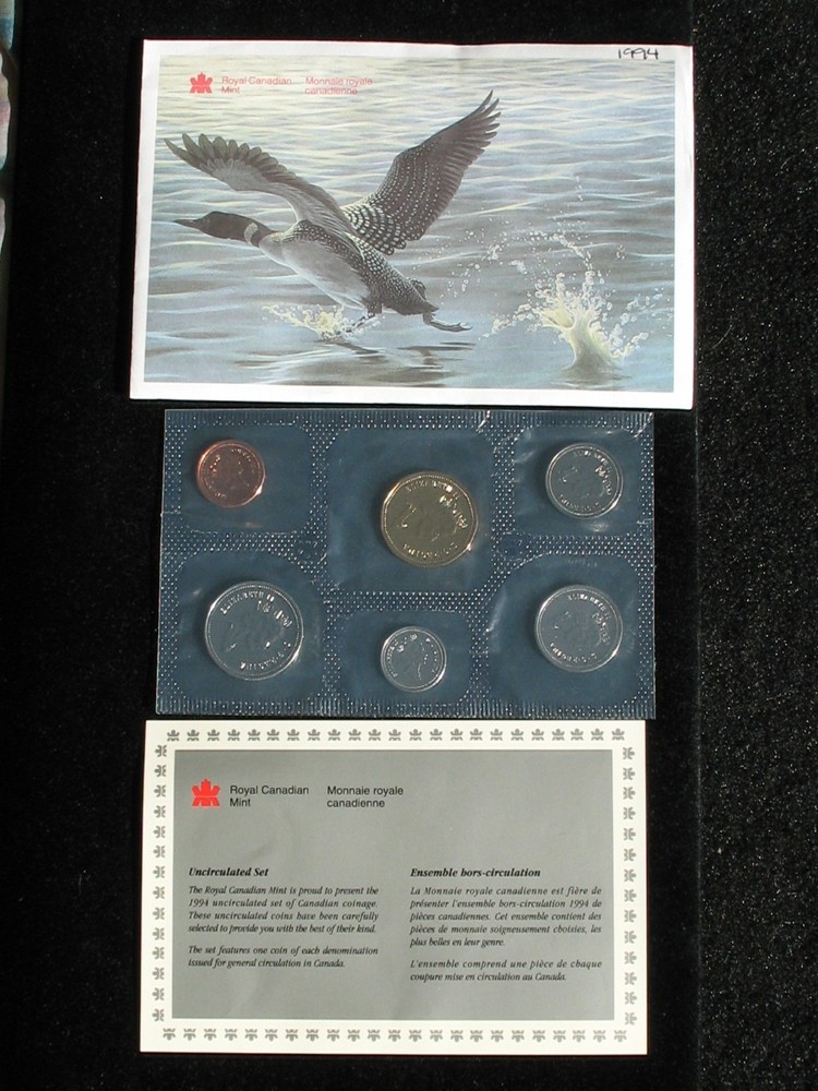 1994 CANADA PROOFLIKE MINT SET * WITH ORIGINAL MINT PACKAGING *