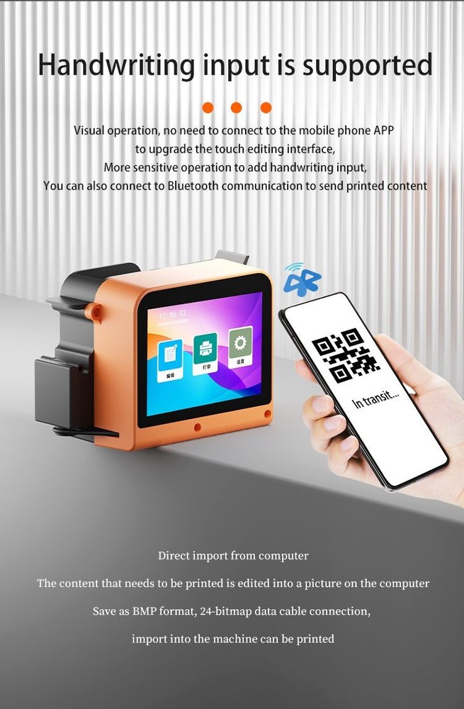 Mini Portable Handheld Inkjet Printer Date Printer