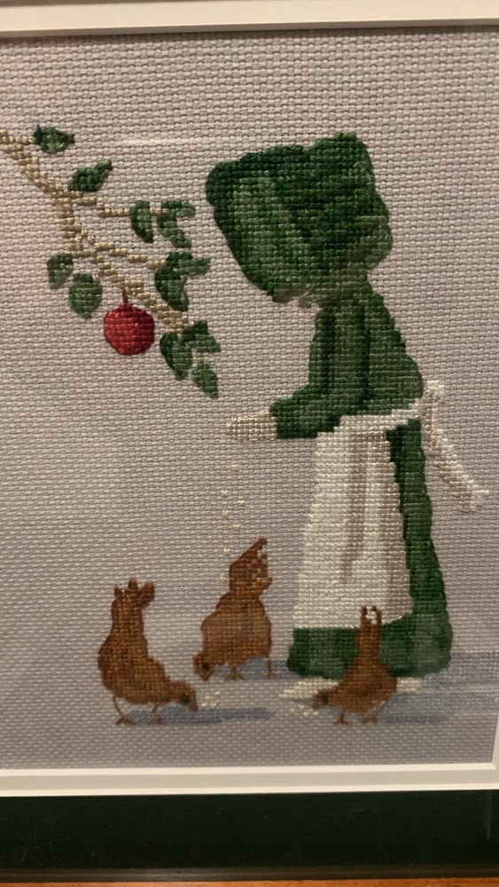 Framed Cross Stitch 4 Pieces