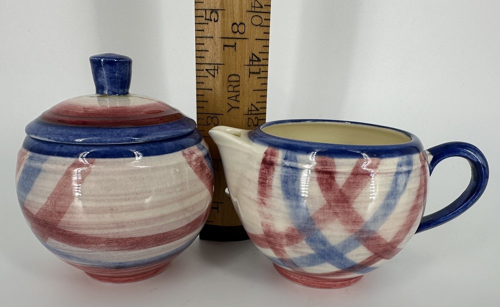 Vernonware Calico Cream & Sugar