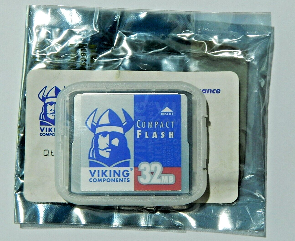 New Sealed VIKING COMPACT FLASH MEMORY CARD, CF32M