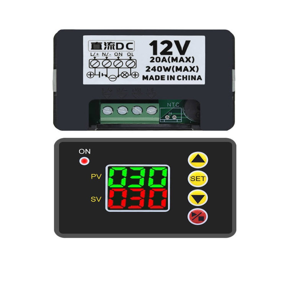 LED Digital Timing Smart Trigger Cycle Timer Delay Relay Module DC12V 24V AC110V