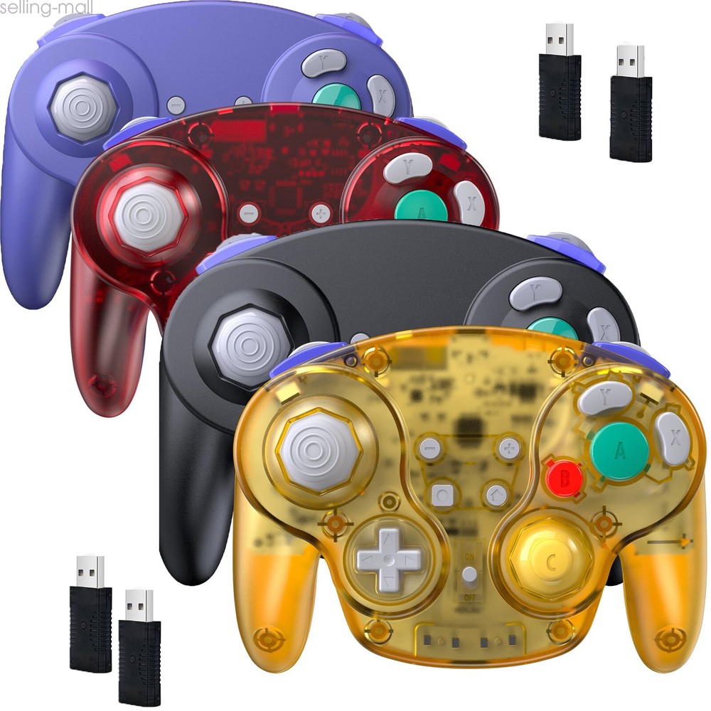Wirless Switch Gamecube Style Controller for Switch 1/2 MAC Windows PC Steam