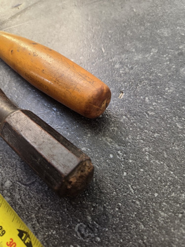 2 Vintage Woodworking Gouges Howarth & Marples